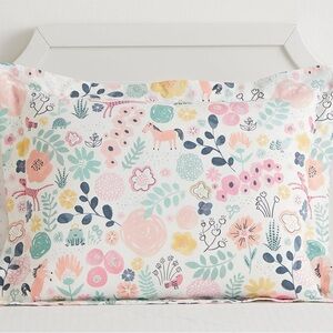 Set of 3 Pottery Barn kids Organic Sasha's Garden Standard Sham